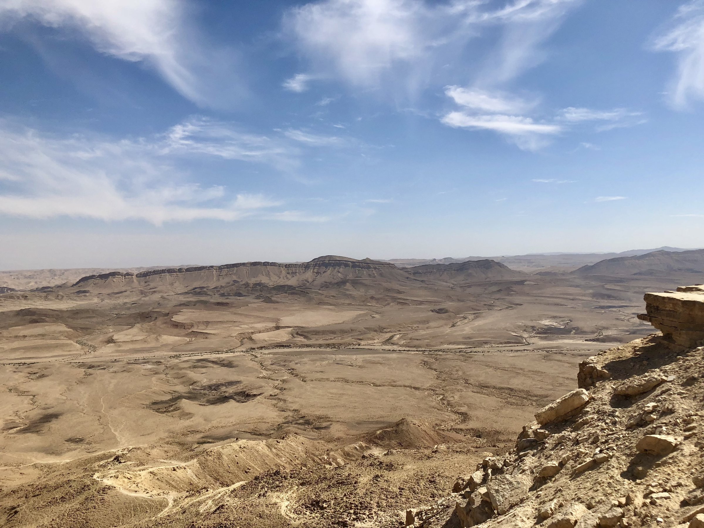 Mitzpe Ramon crater in the Negev Desert